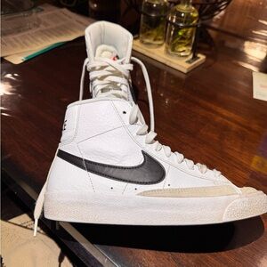 Nike blazer Kids White and Black Sneakers